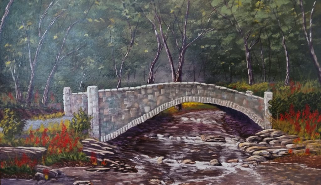 Painting by Chuck Taylor, Photo by Rosangela Taylor