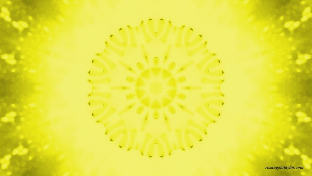 Solar Plexus Mandala by Rosangela Taylor